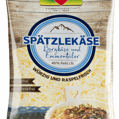 Herzkaese Allgaeuer Spaetzlekaese Packshot